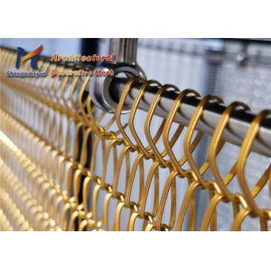 Restaurant Cladding Spiral Wire Mesh 15mm 316 Stainless Steel