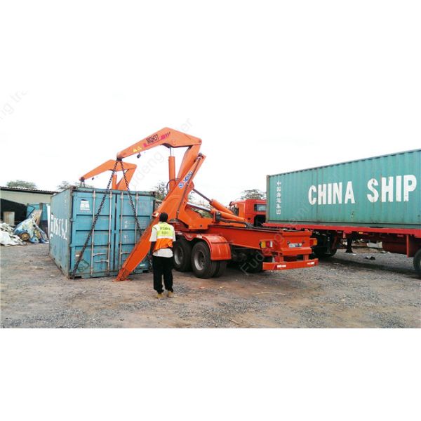 20 Foot / 40 Foot Side Loader Trailer With Hydraulic Lifting System