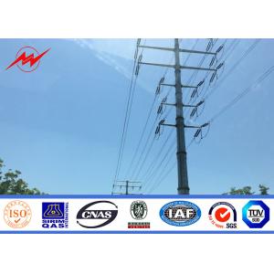33kv Lv Electrical Distribution Line Galvanized Steel Pole