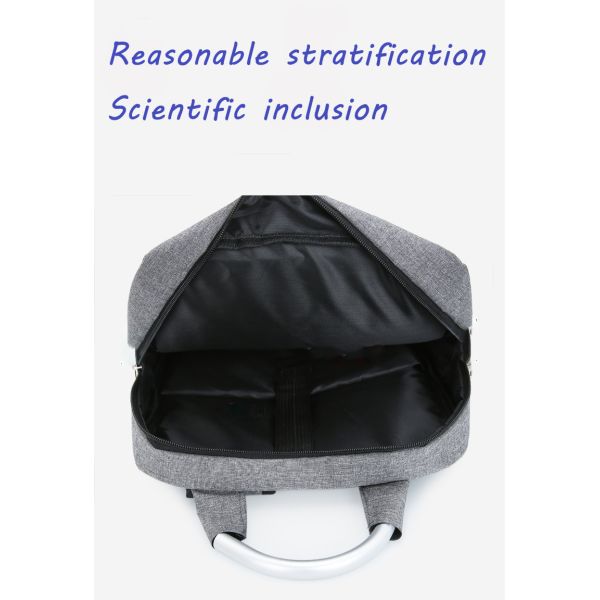 Custom logo fashion waterproof business bag laptop backpack with usb charging school bag