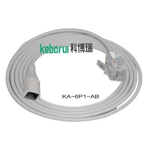 Spacelabs 6p6c blood pressure cable to Abbott transducer IBP adapter cable