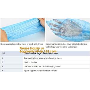 Safety Products Equipment Indoor Disposable medical plastic shoe covers