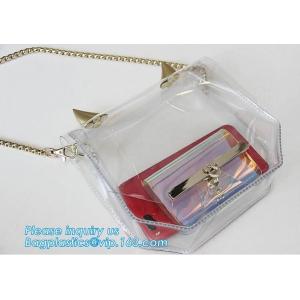 laser PVC new material printing shoulder tote bag, Girls Shoulder Tote Beach Bag