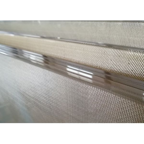 5 + 5 Mm Wire Mesh Laminated Glass Architectural Applications