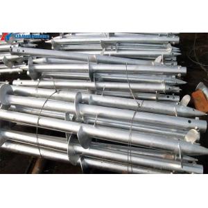 Hot DIP Galvanized Steel Helical Piers Anchor For Foundation Repair Solutions