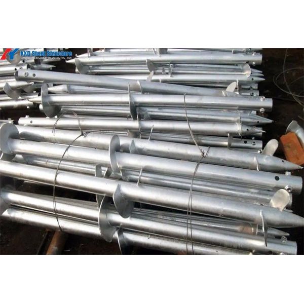 Buy Hot DIP Galvanized Steel Helical Piers Anchor For Foundation Repair Solutions at wholesale prices