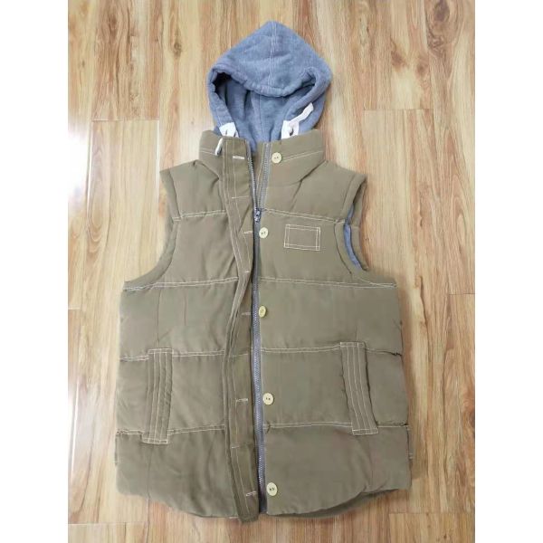 Buy Black Bubble Vest Mens Big And Tall at wholesale prices