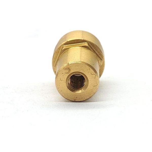 Buy Gold Plated Brass Machined Components Turning Brass Terminal Connector at wholesale prices
