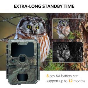 Wildlife Monitoring Camera Night Vision 0.1s Capture Speed 32MP 4K Hunting