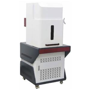 Enclosed Safety Desktop Model 50W Fiber Laser Marking Machine For Deep Engraving