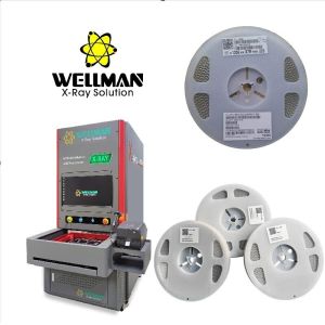 Quality 80kV Closed Type X-ray Counter with 17&quot; Super Definition Digital Flat Panel Detector for Max 17&quot; Reel or Tray for sale