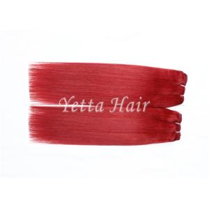 Burgundy Customized 100% Brazilian Virgin Hair Weave for Black Women