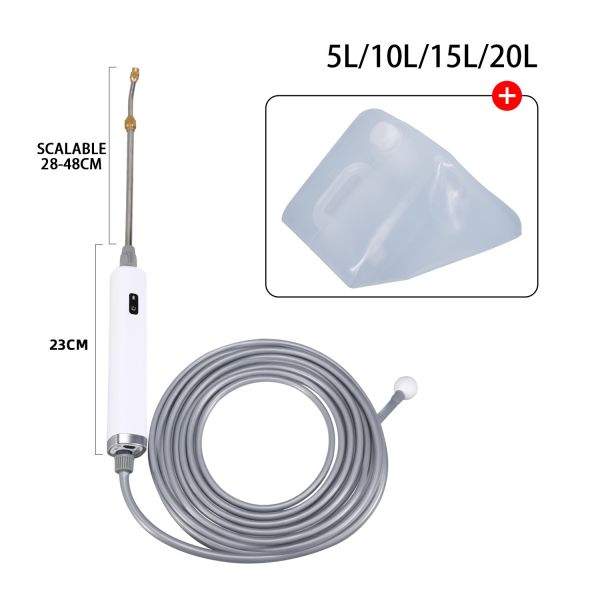 Folding Collapsible Jerry Can with Electric Automatic Garden Sprayer