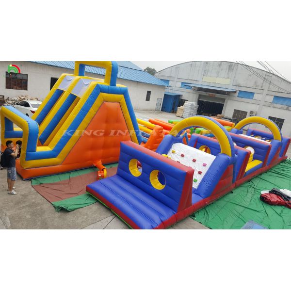 Extreme Insane Inflatable Obstacle Course Adult Extreme Inflatable Large Assault Obstacle Courses