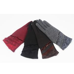Quality Lady dress gloves, touching effect, fancy style for sale