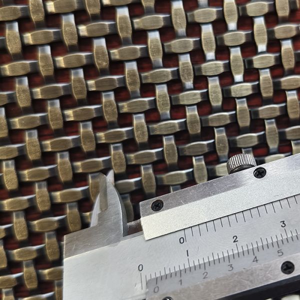 304 316 Stainless Steel Architectural Woven Mesh For Decoration Building Facades Ceiling