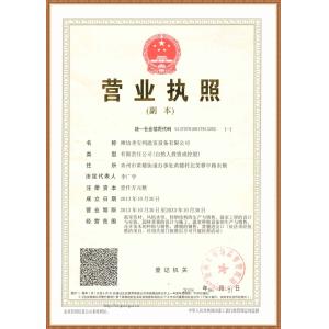 Weifang Sainpoly Greenhouse Equipment Co., Ltd. Certifications
