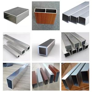 Silver White Powder Coating 6063 T5 Extrusion Aluminium Profile