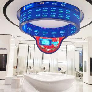 Thin P3mm IP20 Flexible LED Display Screen 1R1G1B Pixel Structure