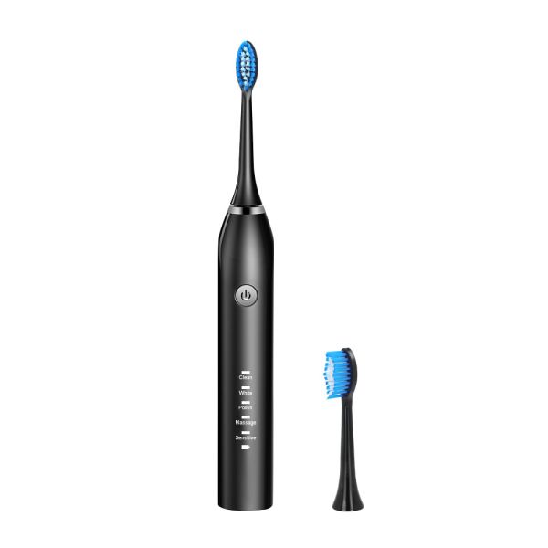 Buy Portable Ultrasonic Electric Toothbrush Rechargeable Cordless at wholesale prices