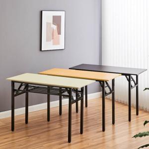 Rectangular Foldable Training Table Melamine For Meeting Room Conference