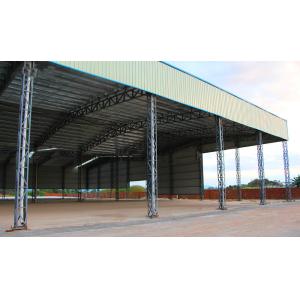 Prefab Light Span Steel Warehouse with Truss Roof