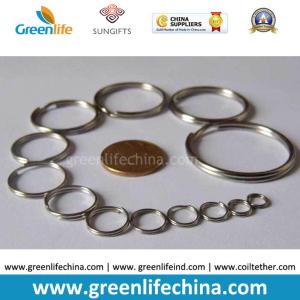 China High Quality Full Sizes Big and Small Stainless Steel Split Key Ring ID Accessory on sale
