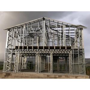 Luxury American British Style Steel Structure Villa