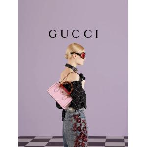 Pink Leather GG Gucci Diana Bamboo Bag Handbag OEM