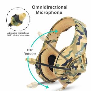 50mm 100mA ONIKUMA K1b Camouflage Gaming Headset