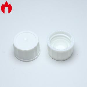 PP White Threaded Pressure Screw Plastic Cap 18mm