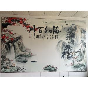 Thermal Transfer Customized Acoustic Panels PET High Definition Printed Acoustic