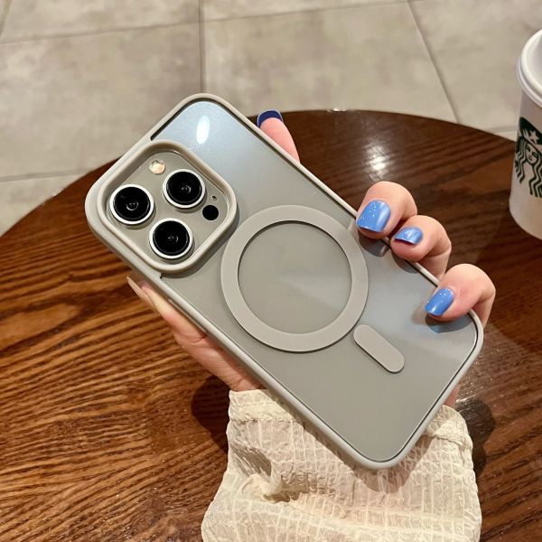 Soft TPU Bumper Magnet Mobile Phone Cover Transparent Skin Friendly