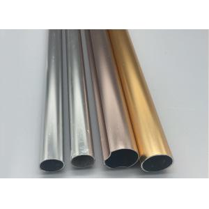 T5 T6 Polished Anodised Aluminium Tube Anodized Round Aluminium Extrusion