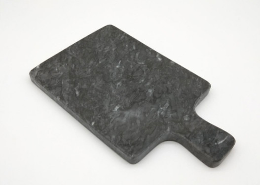 Buy Paddle Shape 25x15cm Marble Stone Placemats Black Polished at wholesale prices