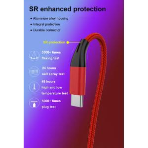 Braided fast charging data cable 5A USB cable