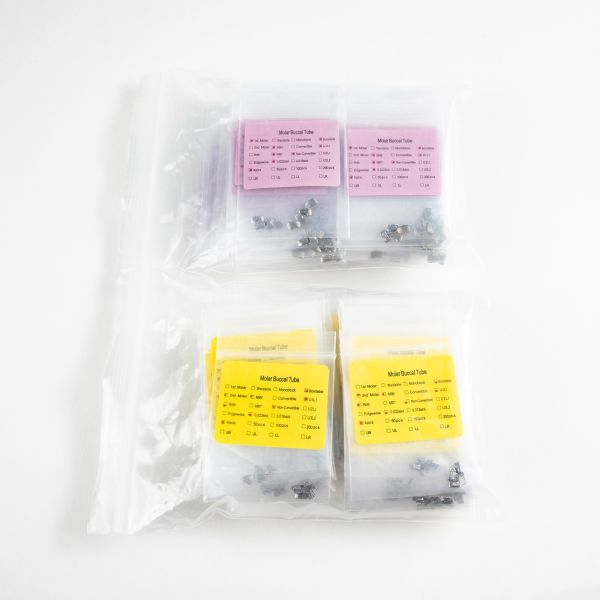 Buy Weldable Bondable Molar Buccal Tube MBT/Roth 0.022 For 1st 2nd Molars MIM Technology U1L1-Compatible Molar Tubes at wholesale prices