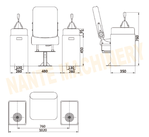 CE Control handle Crane Conductor Bar -40℃ to 50℃ Working Temperature