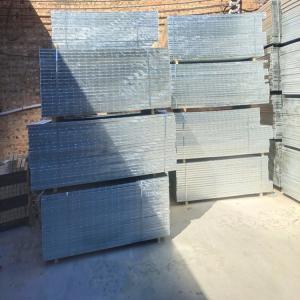 Petroleum Platform Industrial Steel Grating Walking Channel Galvanized