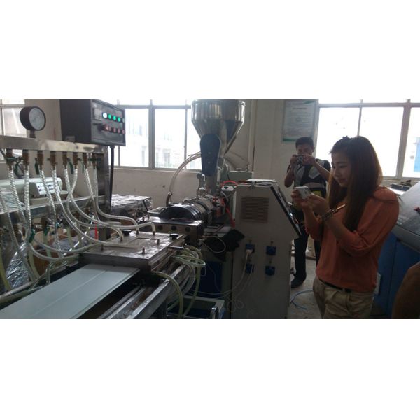 PVC Wall Panel 3D False Plastic Decor PVC Ceiling Panels Making Machine