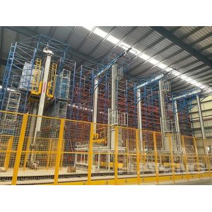 Laser Barcode Dual Pallet Stacker Positioning System 1mm Repeatable Electric