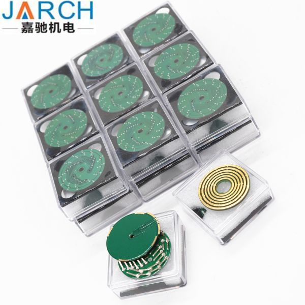 Buy 22# Silver Plated Copper Ultra Thin Pcb Pancake Slip Ring at wholesale prices