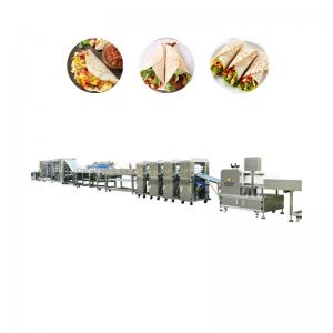 China Industrial Flour Tortilla Bread Machine Automatic Conveying Stainless Steel 304 on sale