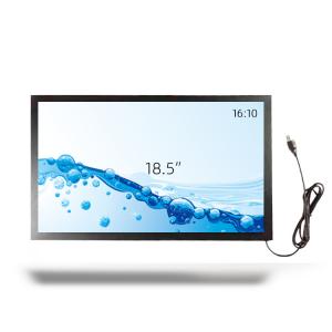 Quality Smart Interactive DIY IR Touch Frame Panel Overlay 18.5 Inch Black for sale