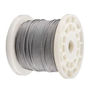 7x7 Galvanized Steel Aircraft Cable 1.6mm Diameter Wire Rope for Industrial