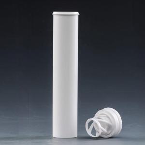 Customize Plastic Effervescent Tablet Tubes with Desiccant Cover and Customized