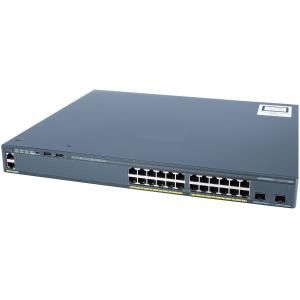 Quality C2960X series 24-Port Gigabit Ethernet POE 370W Lan Base Switch WS-C2960X-24PD-L for sale
