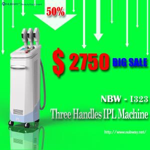 China 2750 USD 3 Handles IPL Hair Removal Machine for Hair Removal; Skin Rejuvenation on sale