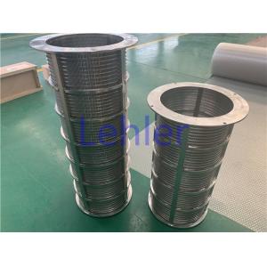 Cow Manure Separator Screw Press Filtration Separator Screens SS316L Material