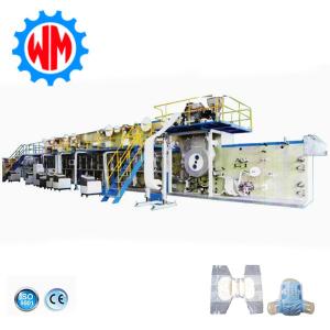 China Precise  Adult Diaper Making Machine Embossing Printing Stacking Function on sale China Precise  Adult Diaper Making Machine Embossing Printing Stacking Function on sale